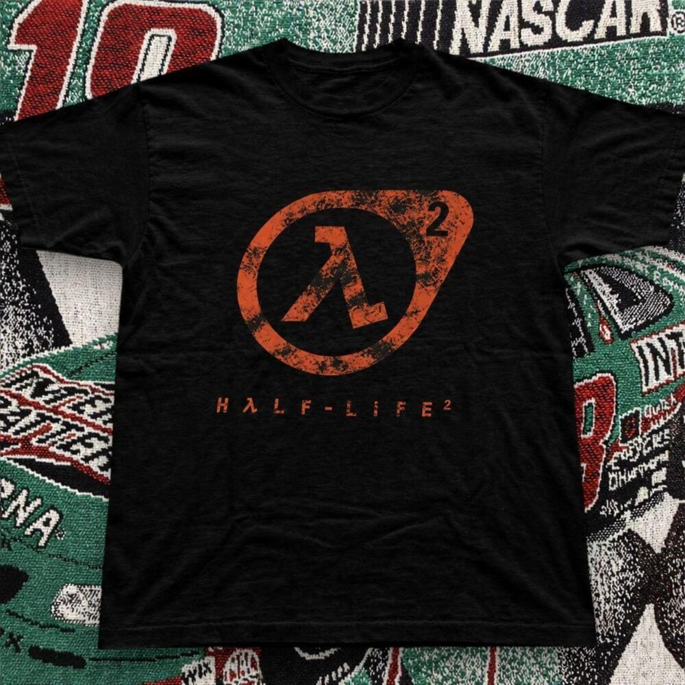 Half Life 2 Game Graphic Tee Black Unisex